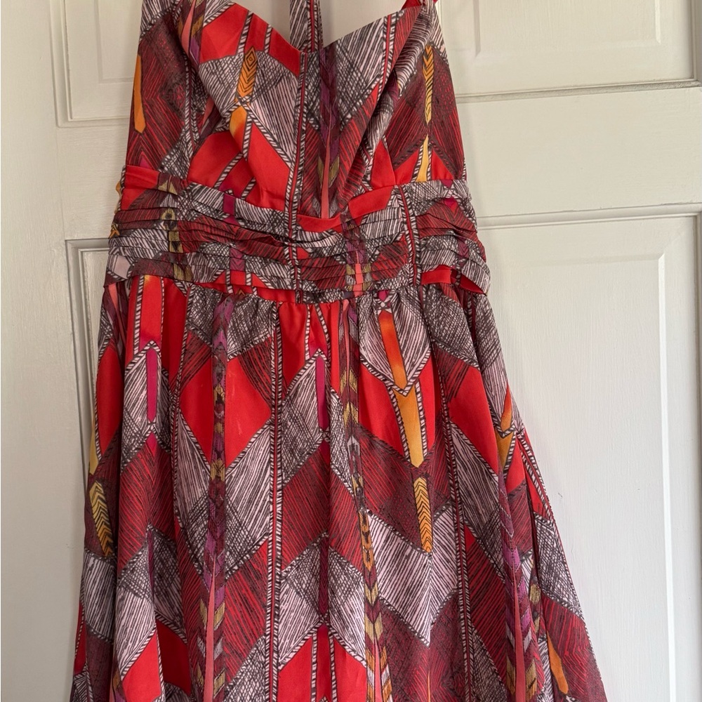 Guess Red and Orange Dress